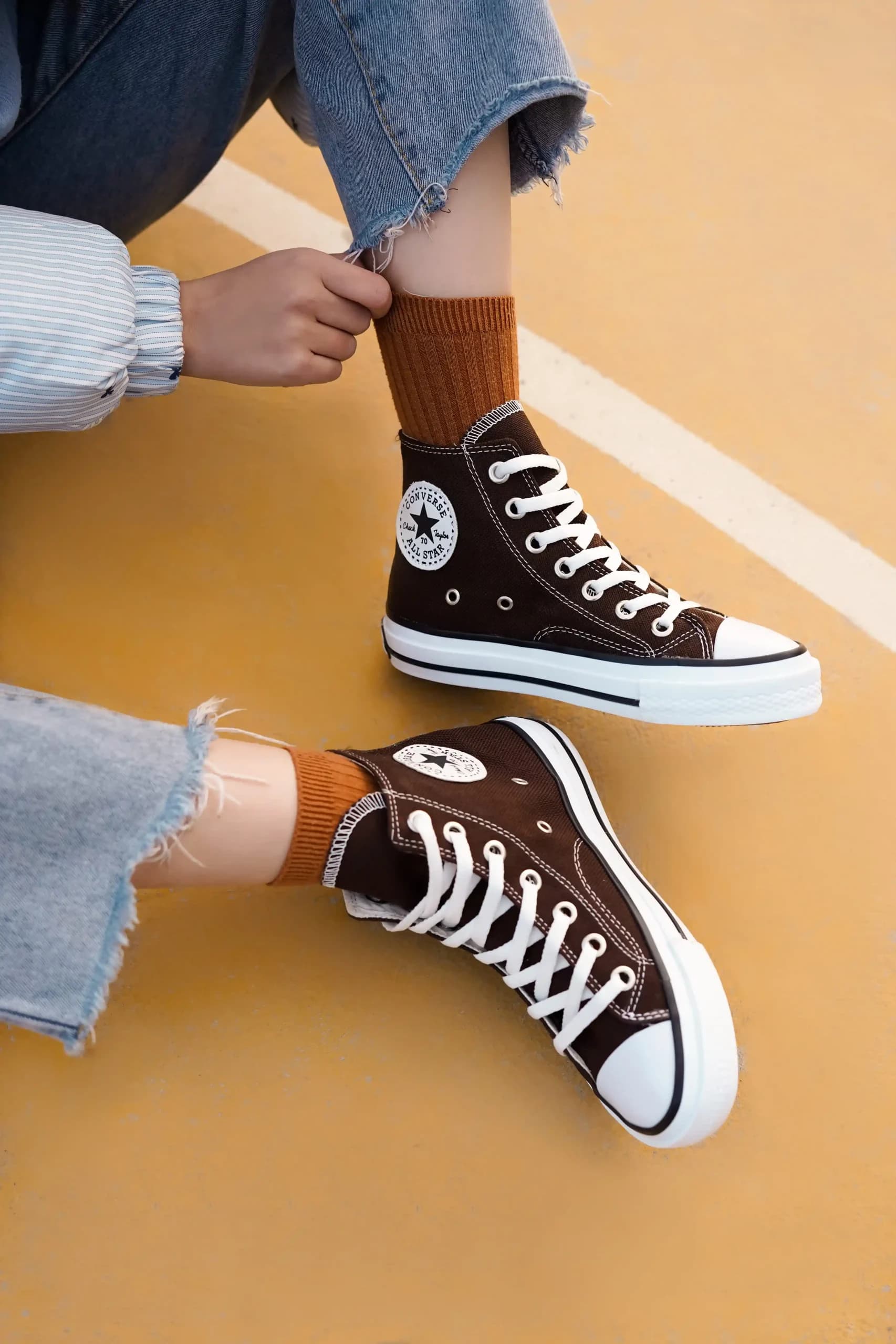 ال‌استار کانورس قهوه ای | Converse All Star Brown — تصویر ۲