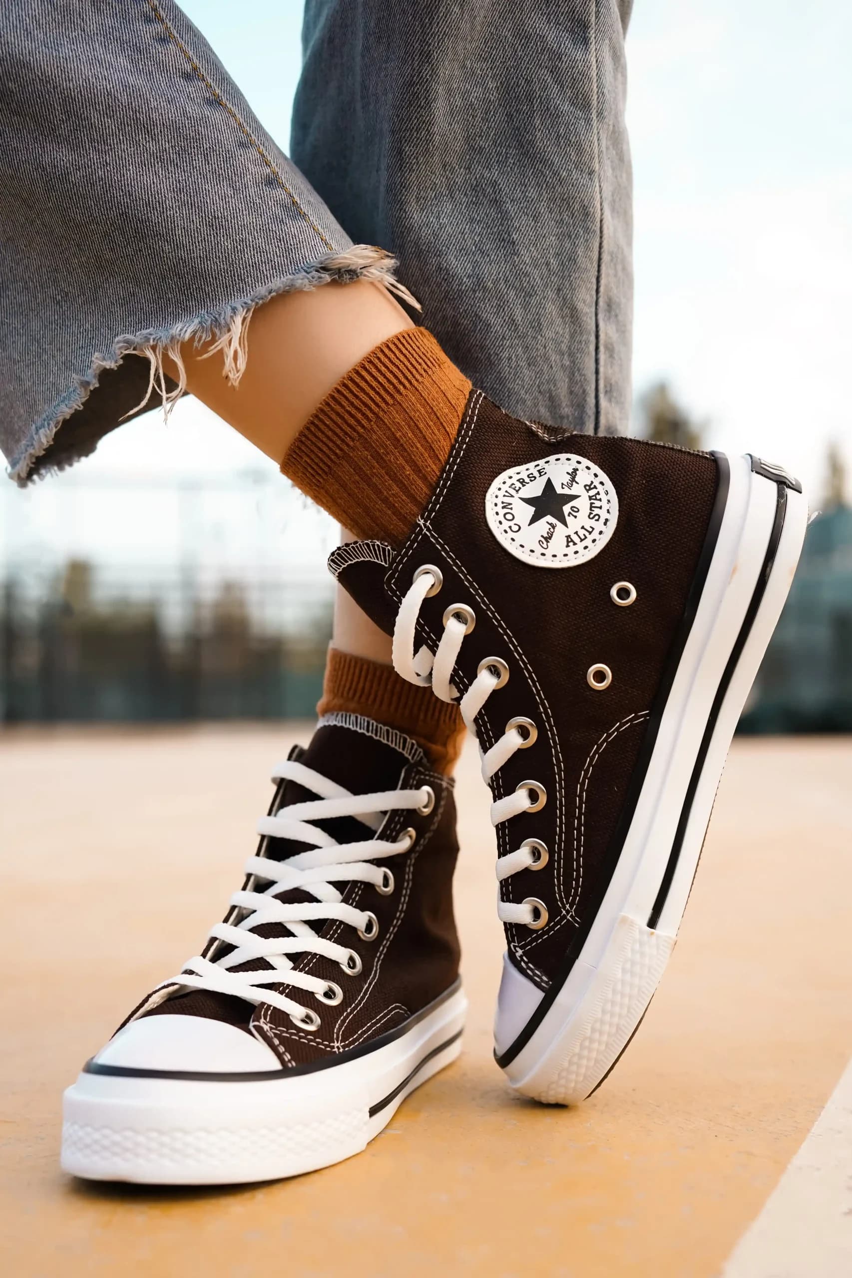 ال‌استار کانورس قهوه ای | Converse All Star Brown — تصویر ۳