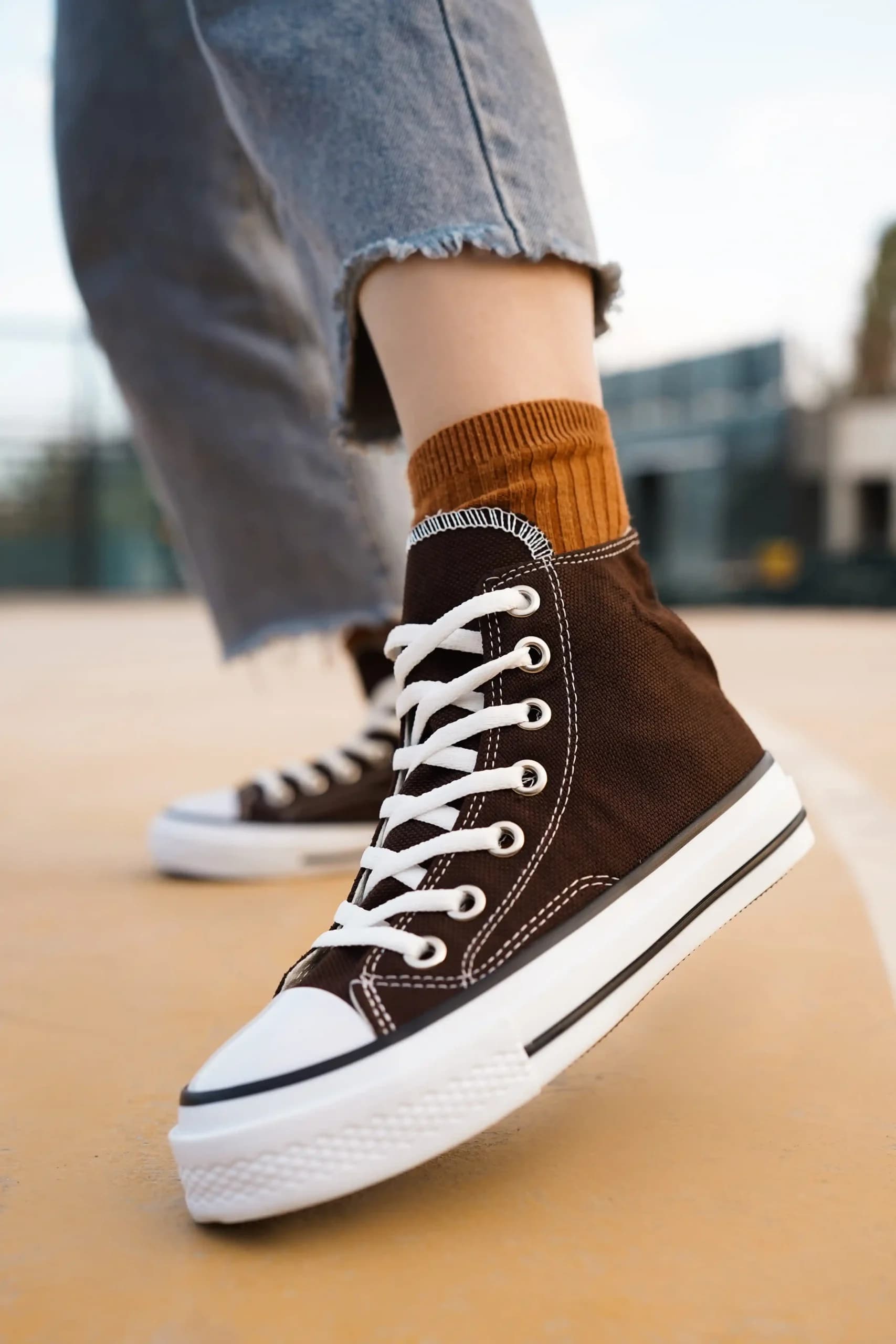 الاستار کانورس قهوه ای | Converse All Star Brown