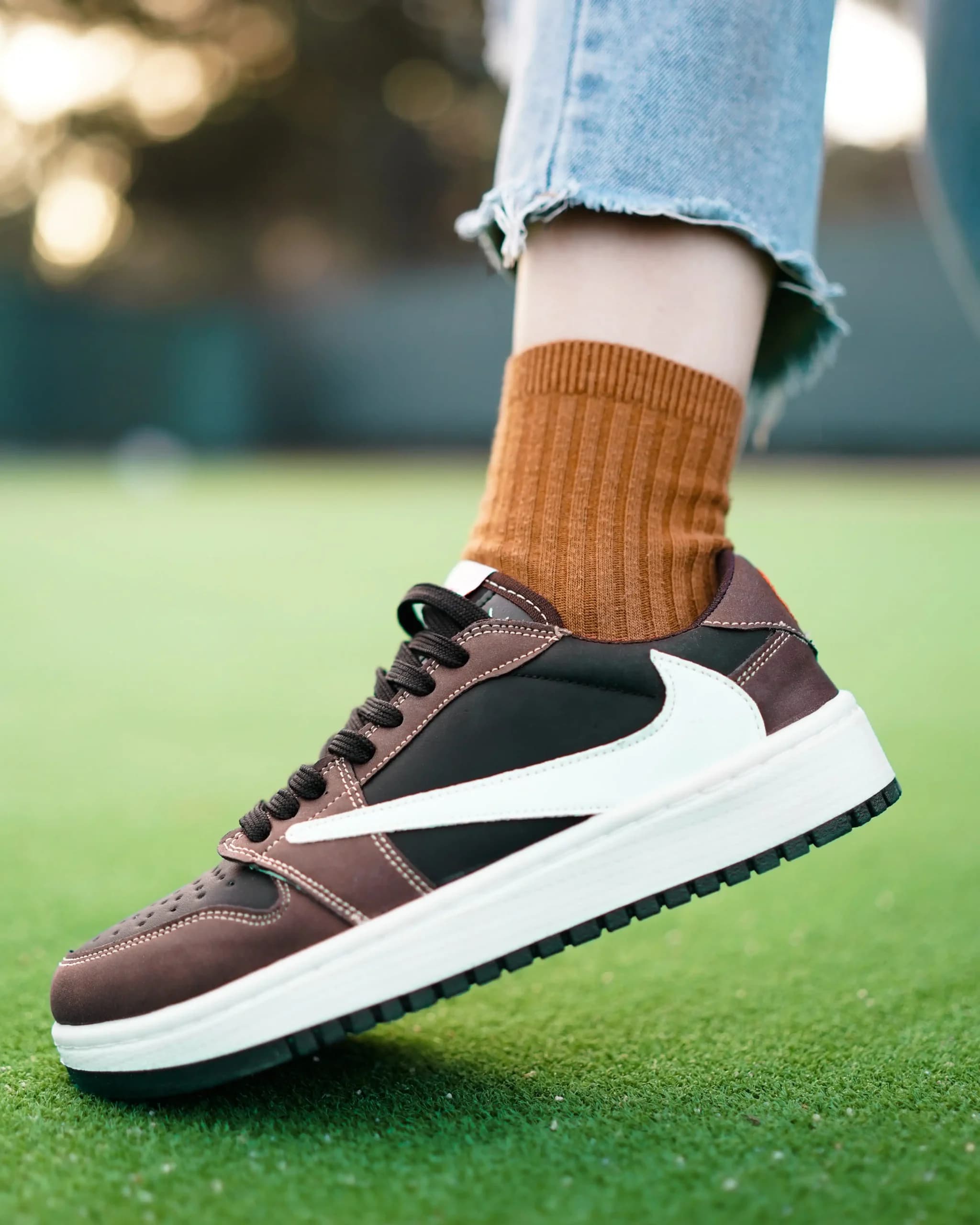 کتونی نایک ترویس اسکات دارک موکا | Nike Travis Scott Dark Mocha