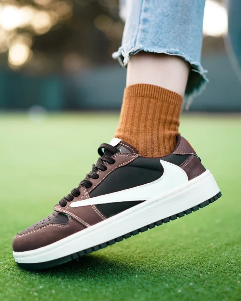 کتونی نایک ترویس اسکات دارک موکا | Nike Travis Scott Dark Mocha — تصویر ۴