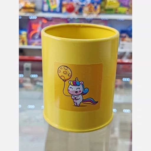 جاقلمی رومیزی فلزی طرح دار — تصویر ۴