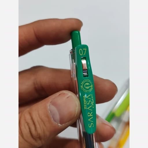 خودکار ژله ای ۵ رنگ زبرا ساراسا Zebra Sarasa مدل Clip – نوک ۰.۷ — تصویر ۵