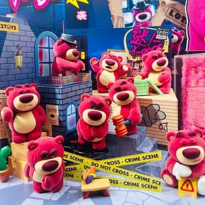 فیگور لاتسو Lotso خرس داستان اسباب‌بازی پک ۸ عددی — تصویر ۴