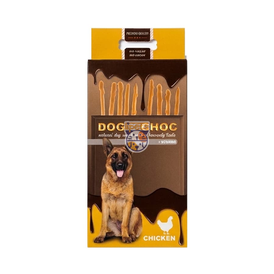 تشویقی سگ شکلات مدادی داگ چاک دوو پلاس مرغ duvo plus Dog choc
