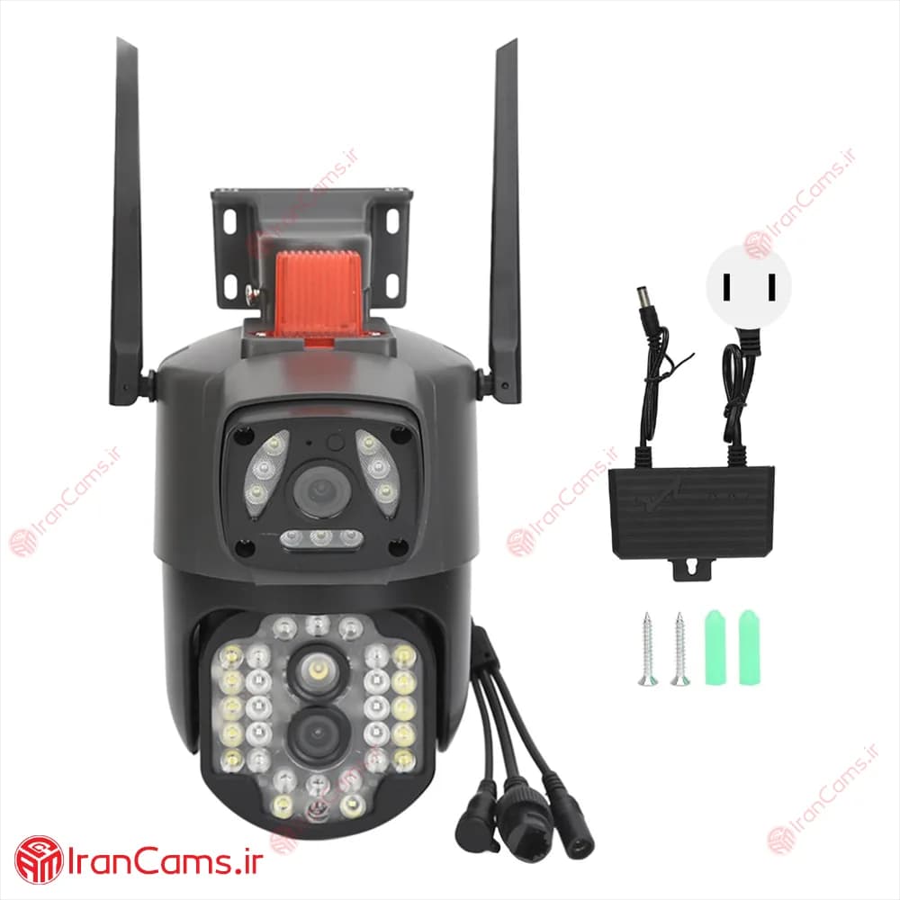 دوربین مینی اسپید دام بی سیم سیمکارتی 2 لنز 2 مگاپیکسل V380 — تصویر ۸