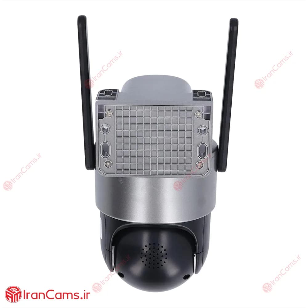 دوربین مینی اسپید دام خورشیدی سیمکارتی 2 لنز پلاک خوان 4 مگاپیکسل V380 — تصویر ۳