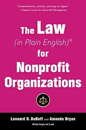 و دانلود نسخه کامل کتاب زبان اصلی The Law (in Plain English) for Nonprofit Organizations | دانلود کتاب خارجی