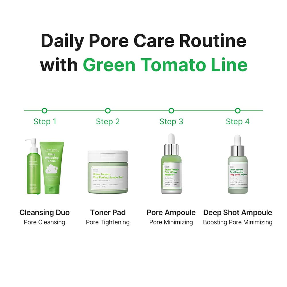 سرم کوچک کننده منافذ گوجه سبز و اسپیکیول سانگ بون ادیتور SUNGBOON EDITOR Green Tomato Pore Boosting Deep Shot Ampoule — تصویر ۸