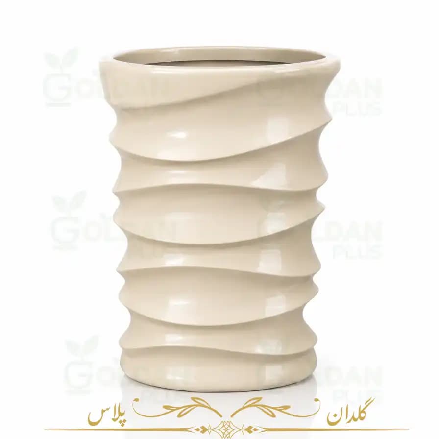 گلدان فایبرگلاس مدل چشمی کوچک