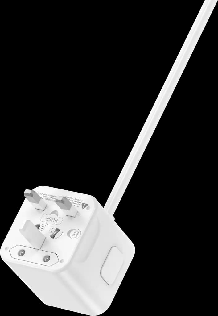چندراهی برق و شارژر گرین لاین مدل GS-600 با USB-C و USB-A و توان 2500 وات GNGS600PSWH — تصویر ۴