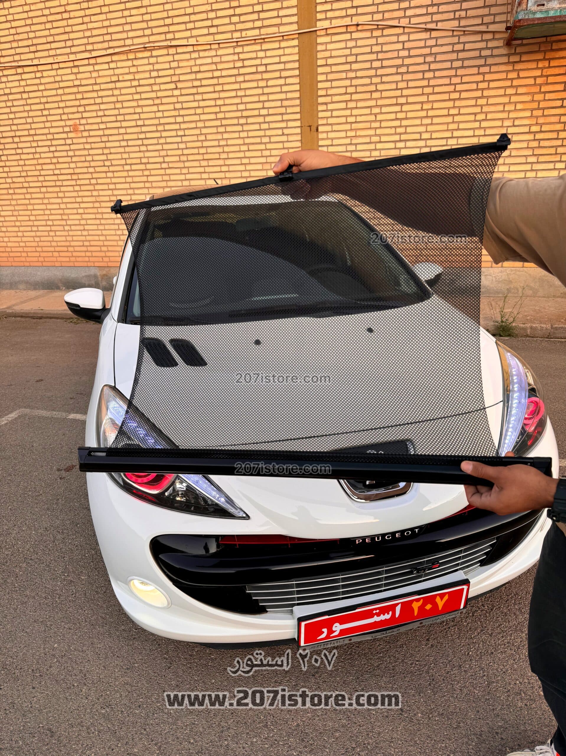 پرده عقب رولی پژو 206 و 207 هاچبک — تصویر ۵
