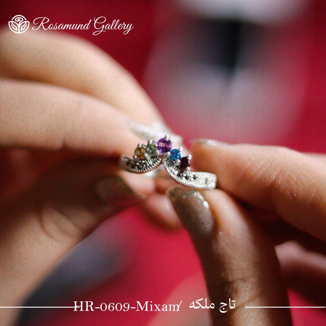 انگشتر تاج ملکه HR-0609-MIXAM — تصویر ۳