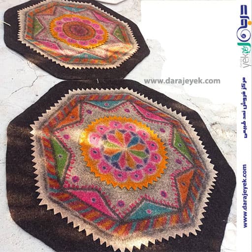 نمد هشتضلعی طرح خورشیدی — تصویر ۲