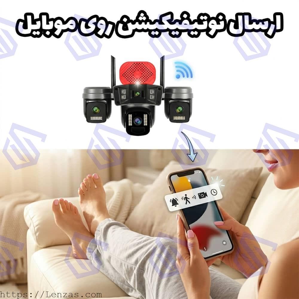دوربین سیمکارتی چهار لنز اوکم پرو 5مگاپیکسل O-Kam Pro L40-4G — تصویر ۸