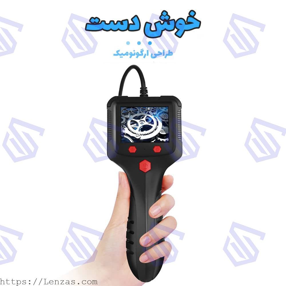 دوربین آندوسکوپی مانیتور دار مدل P100 سایز 50 متری — تصویر ۴