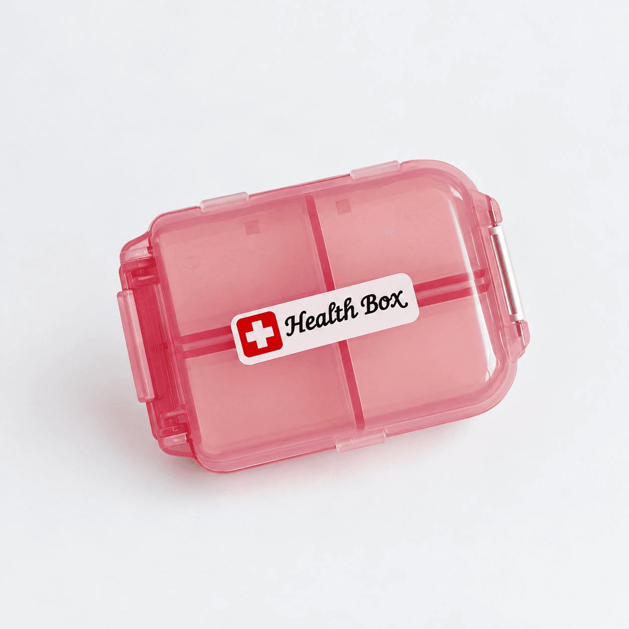 جا قرصی 8 خانه دوطرفه Health Box | جعبه قرص مسافرتی — تصویر ۴