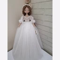 عروسک عروس دستساز پارچه ای — تصویر ۳