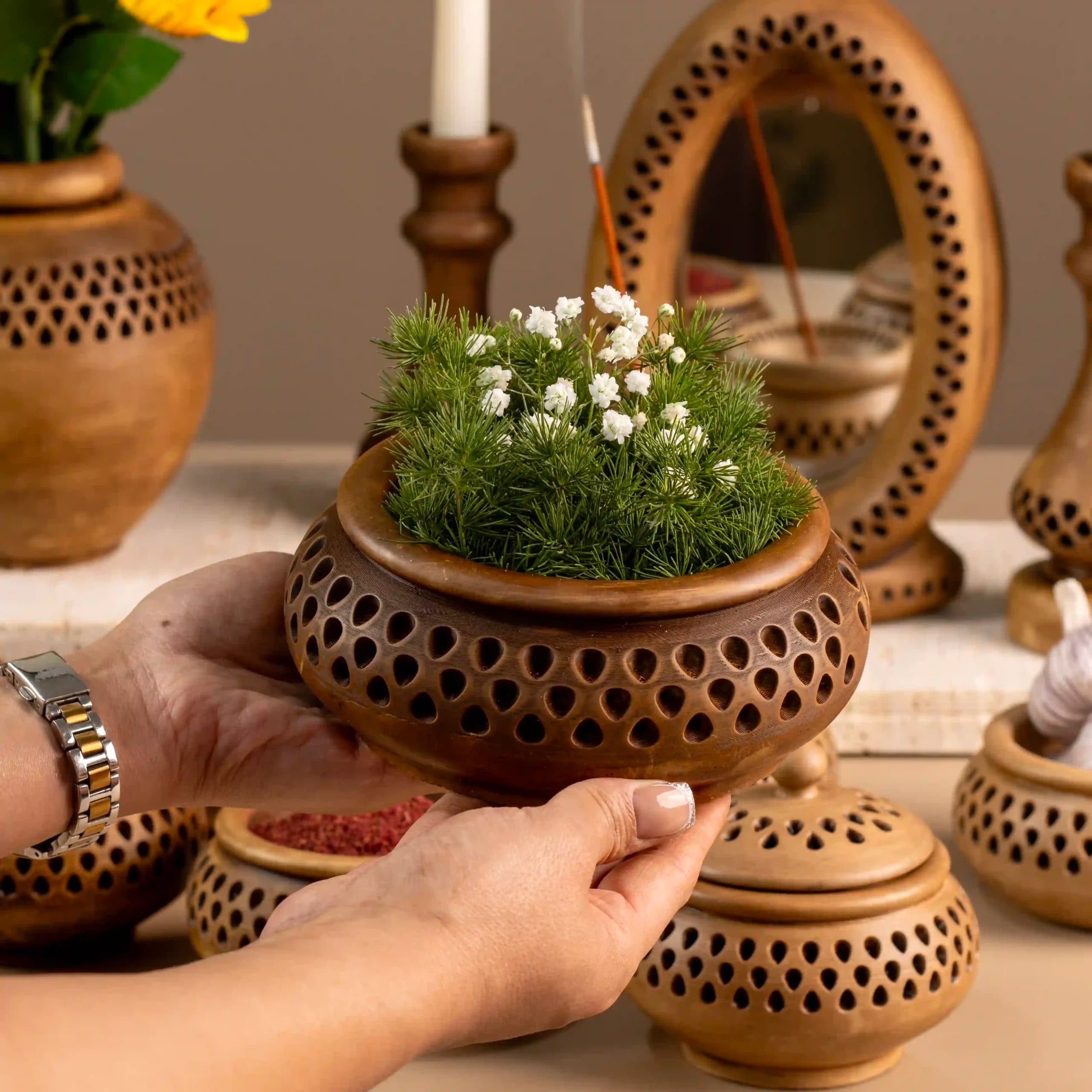 قالب سیلیکونی ظرف سبزه روزن (بدون درب و درب‌دار) — تصویر ۳