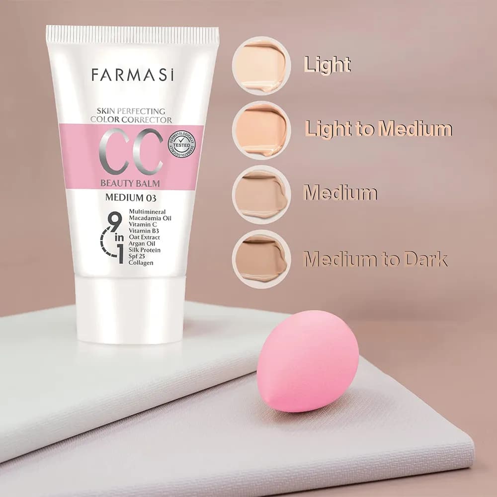 سی‌سی کرم 9 در 1 فارماسی با SPF25 — تصویر ۲