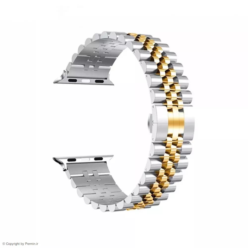 بند فلزی سومگ مدل ROLEX مناسب برای اپل واچ 42/44 میلی متری