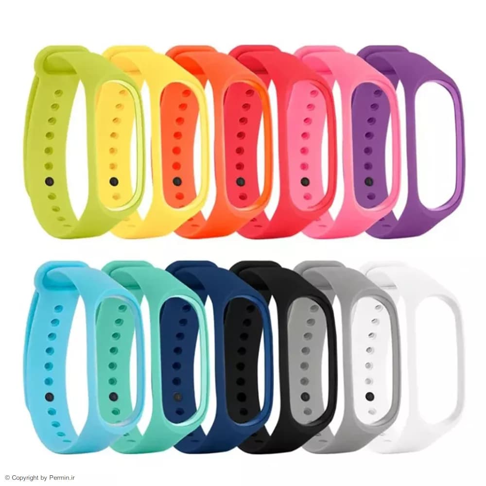 بند سیلیکونی مناسب برای ساعت هوشمند شیائومی Mi Band 5/6/7 — تصویر ۲