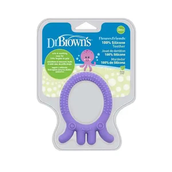 دندان گیر نوزاد طرح هشت پا برند دکتر براونز Dr.browns