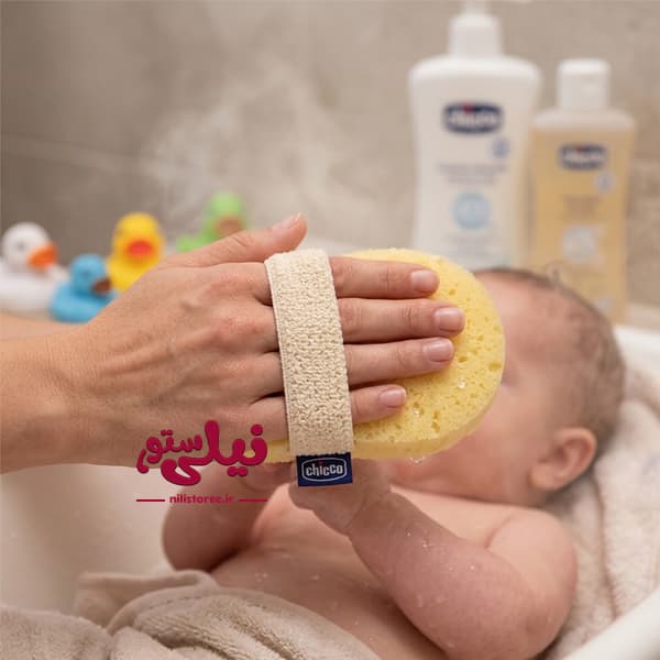 لیف اسفنجی نوزاد برند چیکو chicco کد 6635 اورجینال — تصویر ۲