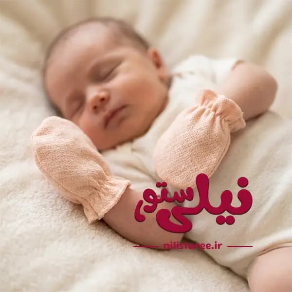 دستکش نوزاد طرح رافائلا برند نیلی
