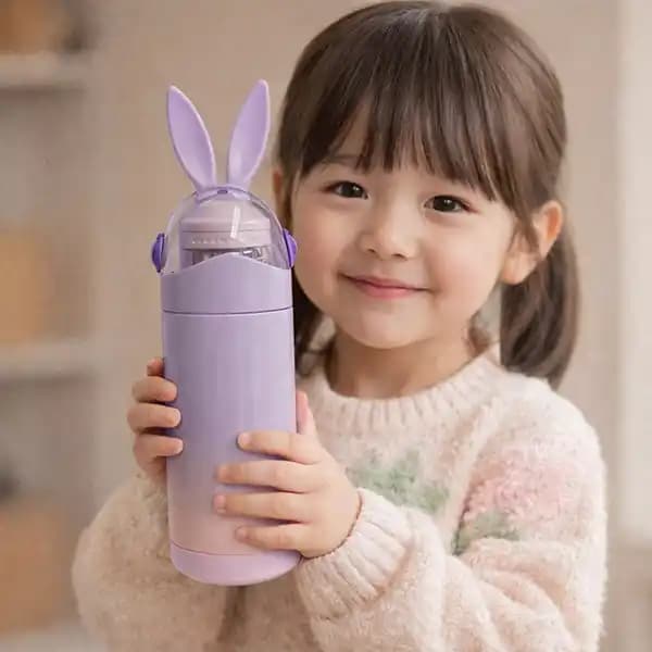 فلاسک کودک 350 میل مدل خرگوش کد 7-350