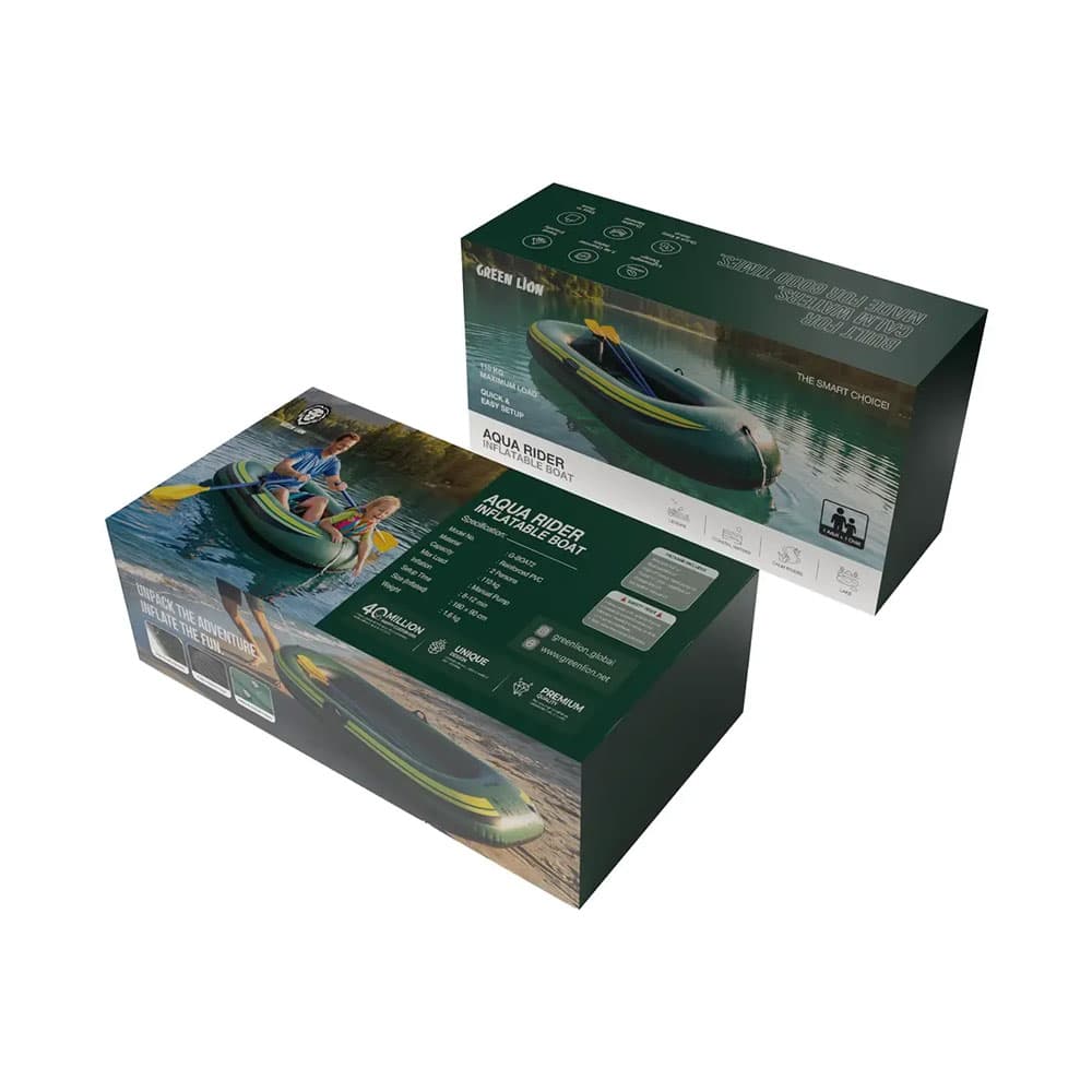 قایق بادی دو نفره گرین لاین مدل Green Lion Aqua Rider G-Boat2 — تصویر ۲