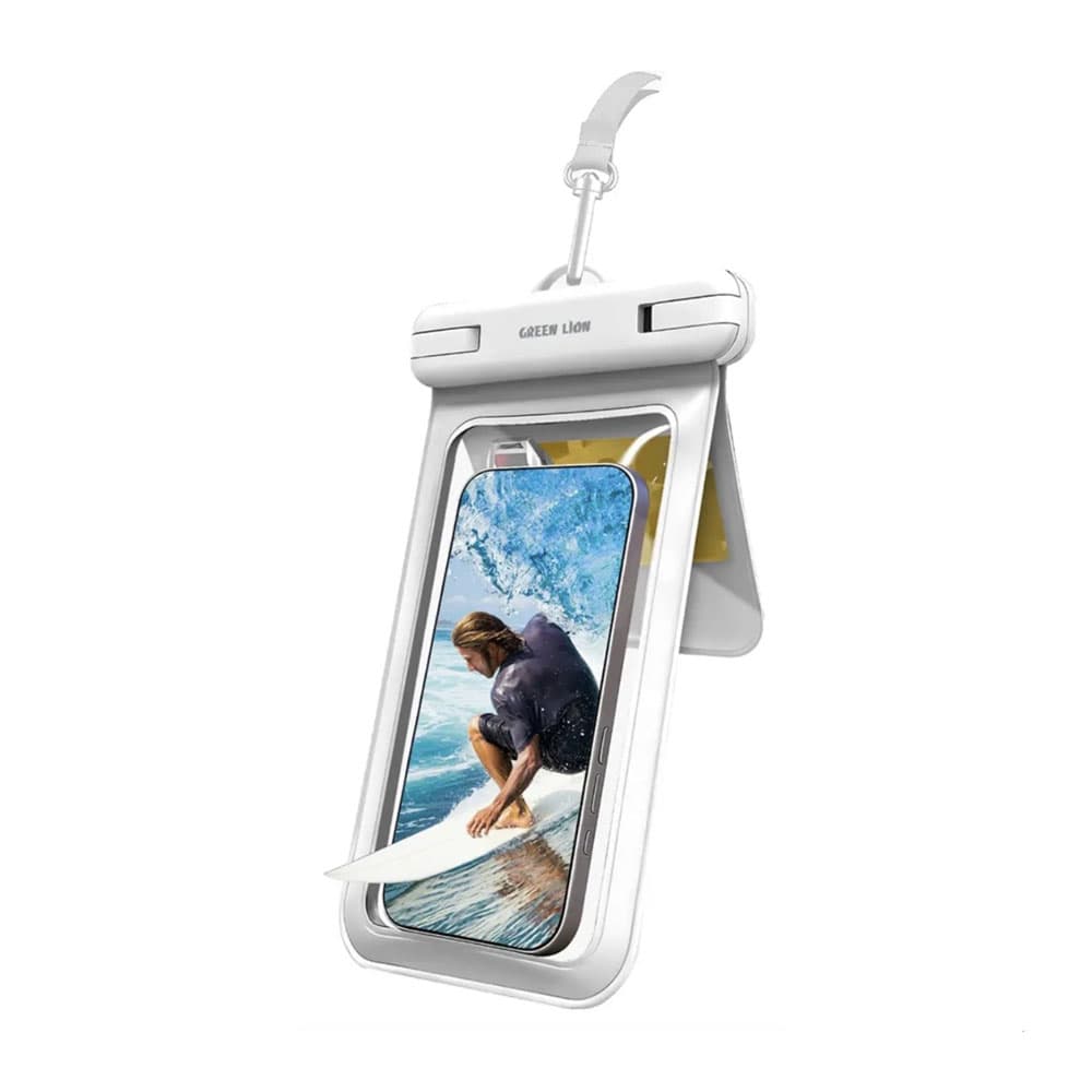کاور ضدآب نگهدارنده موبایل و کارت گرین لاین مدل Green Lion Aqua Duo Pouch