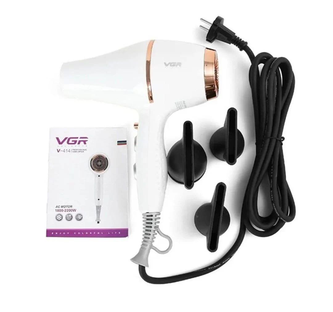سشوار حرفه ای وی جی آر مدل V-414 — تصویر ۴