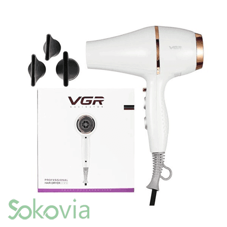 سشوار حرفه ای وی جی آر مدل V-414 — تصویر ۹
