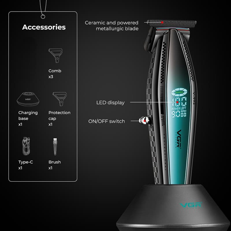 ماشین خط زن وی جی آر مدل V-992 ‏ — تصویر ۶