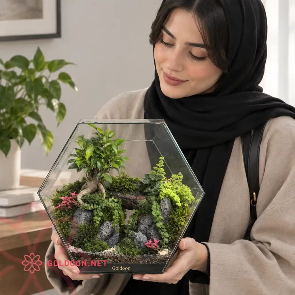 تراریوم بنسای فیکوس کد 005 — تصویر ۳