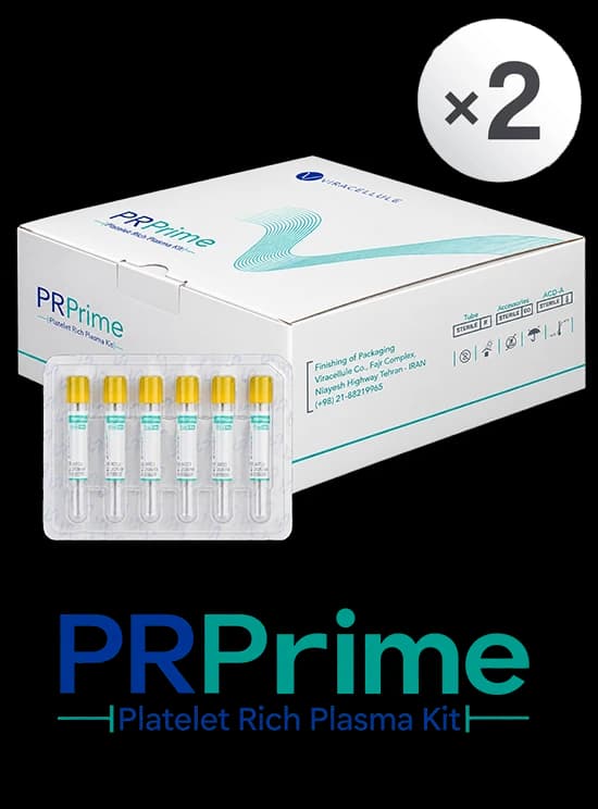 دو عدد کیت 6 لوله PRP