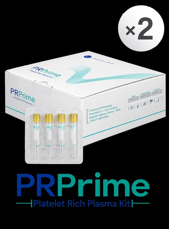 دو عدد کیت 4 لوله PRP