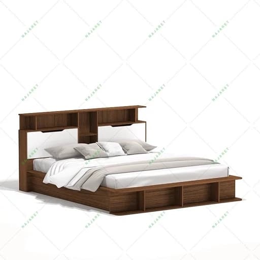 تخت خواب مدل B-110 نئوپان ملامینه مبلمان فرنا مدل 1140750