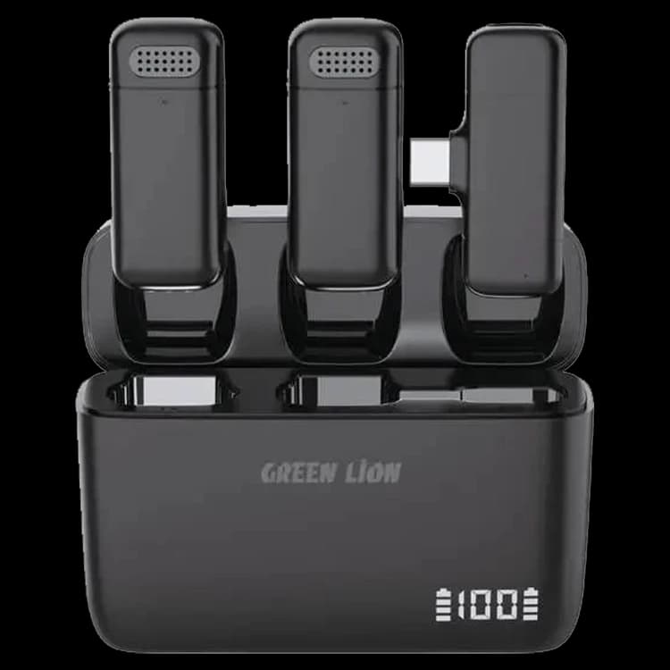 میکروفون یقه ای بی سیم گرین لاین Green Lion Duo Cast