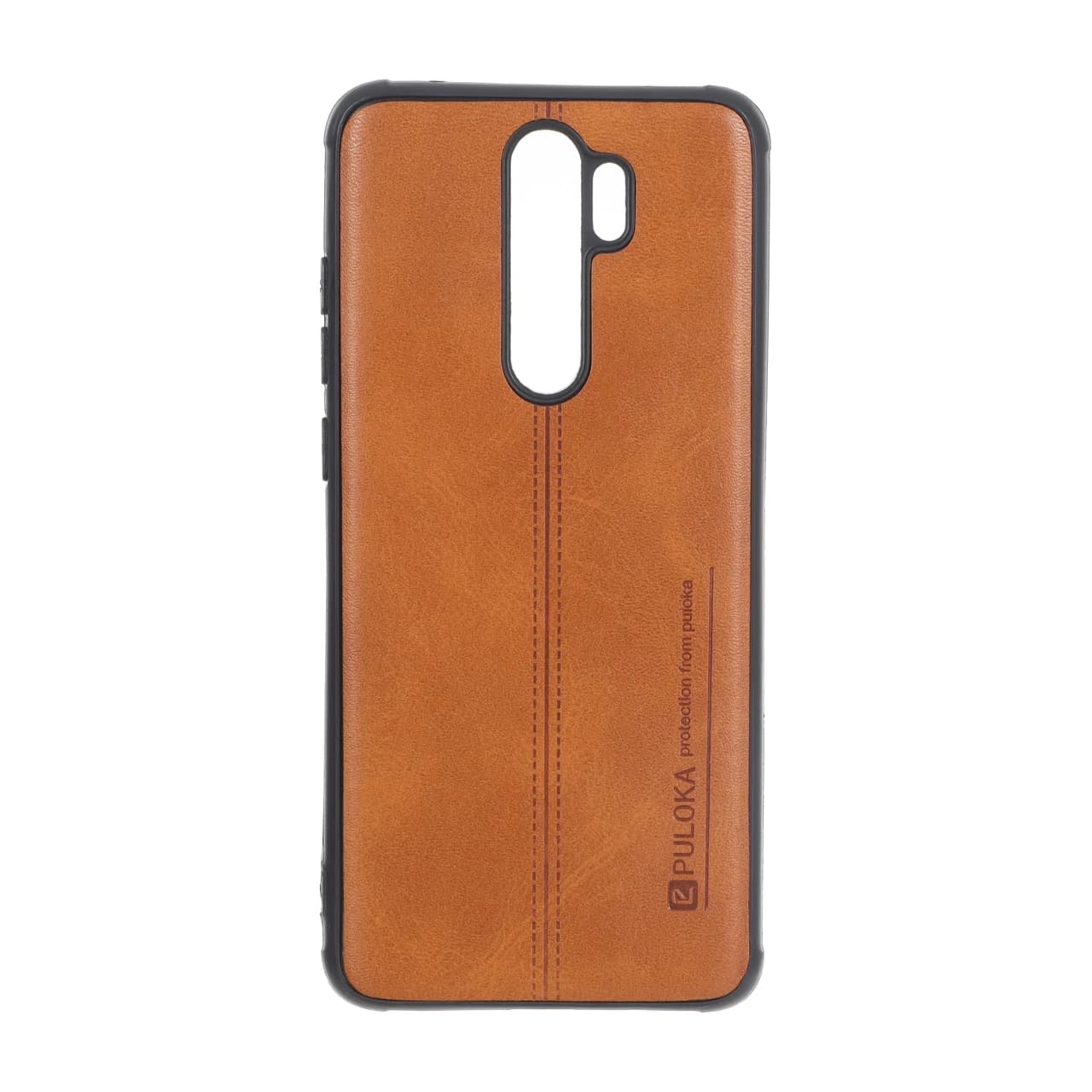 قاب Puloka طرح چرم دوخت دار Xiaomi Redmi Note 8 Pro — تصویر ۲