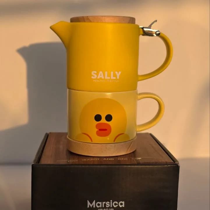 ست قوری و ماگ طرح جوجه اورجینال مدل Sally