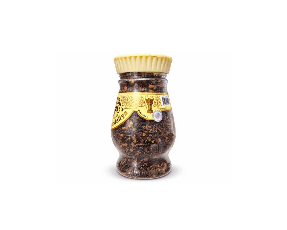 بخور عربی مسک مبسوس صندل Misk Mabsoos Sandal حسن شاهین احمد Hassan Shahin Ahmed Perfumes | بخور خردشده Loose Mabsoos Incense با رایحه مشک و چوب صندل Musk and Sandalwood — تصویر ۲