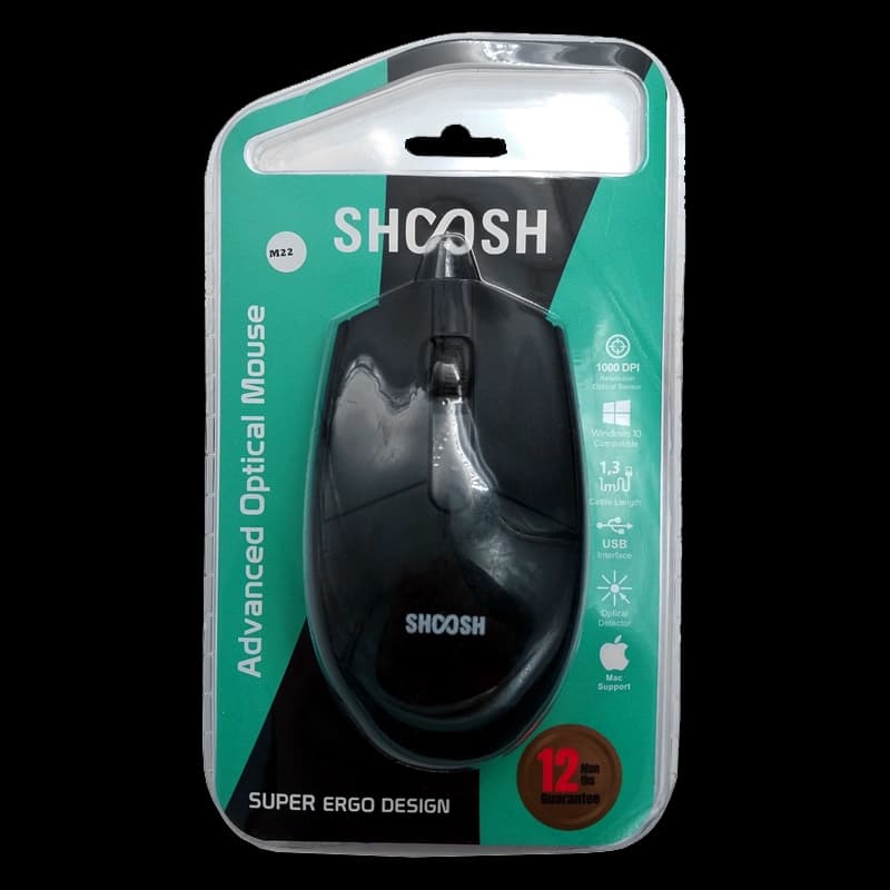 موس سیم دار SHOOSH M26-M23-M22 — تصویر ۲