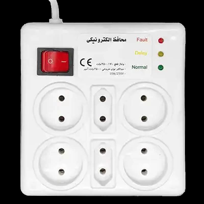 محافظ برق 3 متری 6 خانه TURBO — تصویر ۲