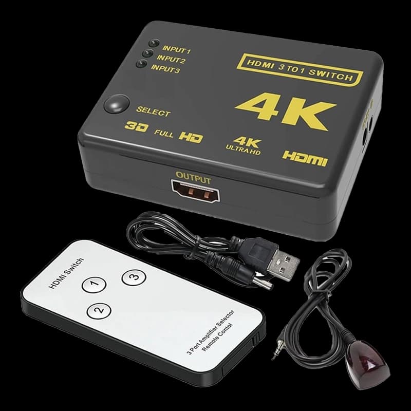 سوئیچ 1 به 3 HDMI XP 4K — تصویر ۲