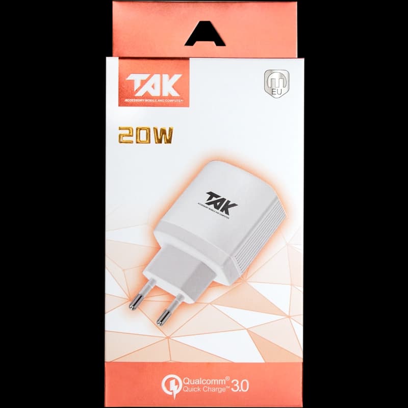 آداپتور شارژ تک CD310 | شارژر دیواری فست شارژ TAK