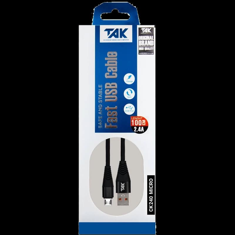 کابل تک CK240 Micro | کابل شارژ سریع میکرو USB