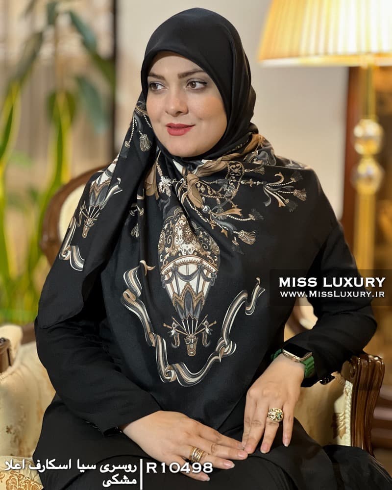 روسری سیا اسکارف مشکی R10498