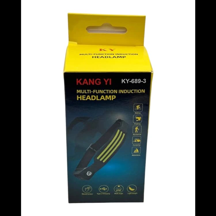 چراغ قوه پیشانی هدلایت شارژی Kang Yi مدل KY-689-3 — تصویر ۲